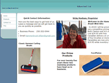 Tablet Screenshot of hammerbrush.ca